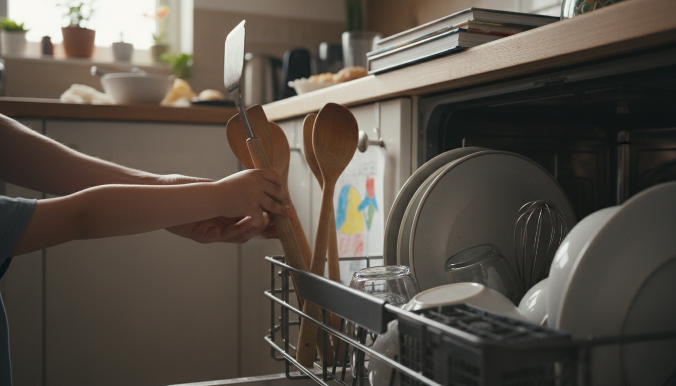 Dishwasher Safety for Wooden-Handled Spatulas