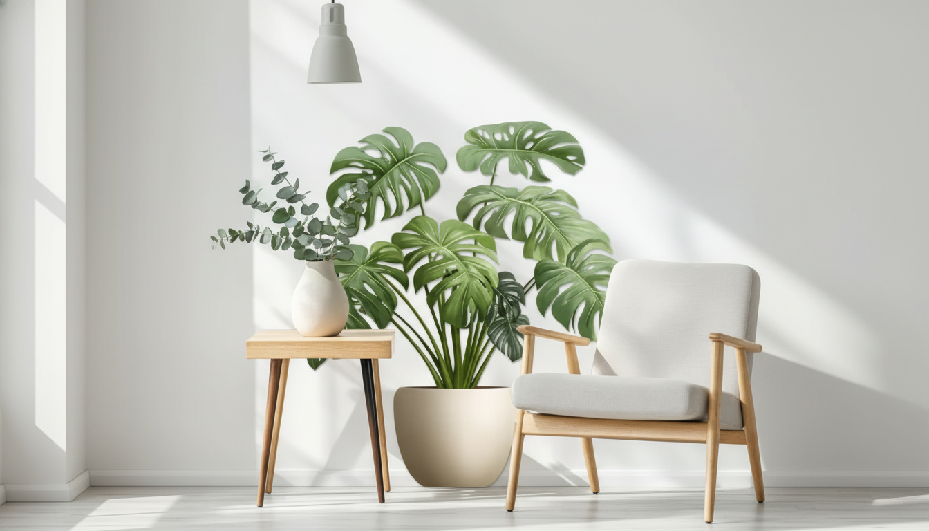 3D Plant Pot Wall Sticker for Instant Greenery