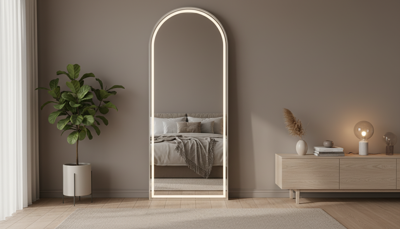 71x26 Dimmable LED Full-Length Mirror (Aluminum Frame)