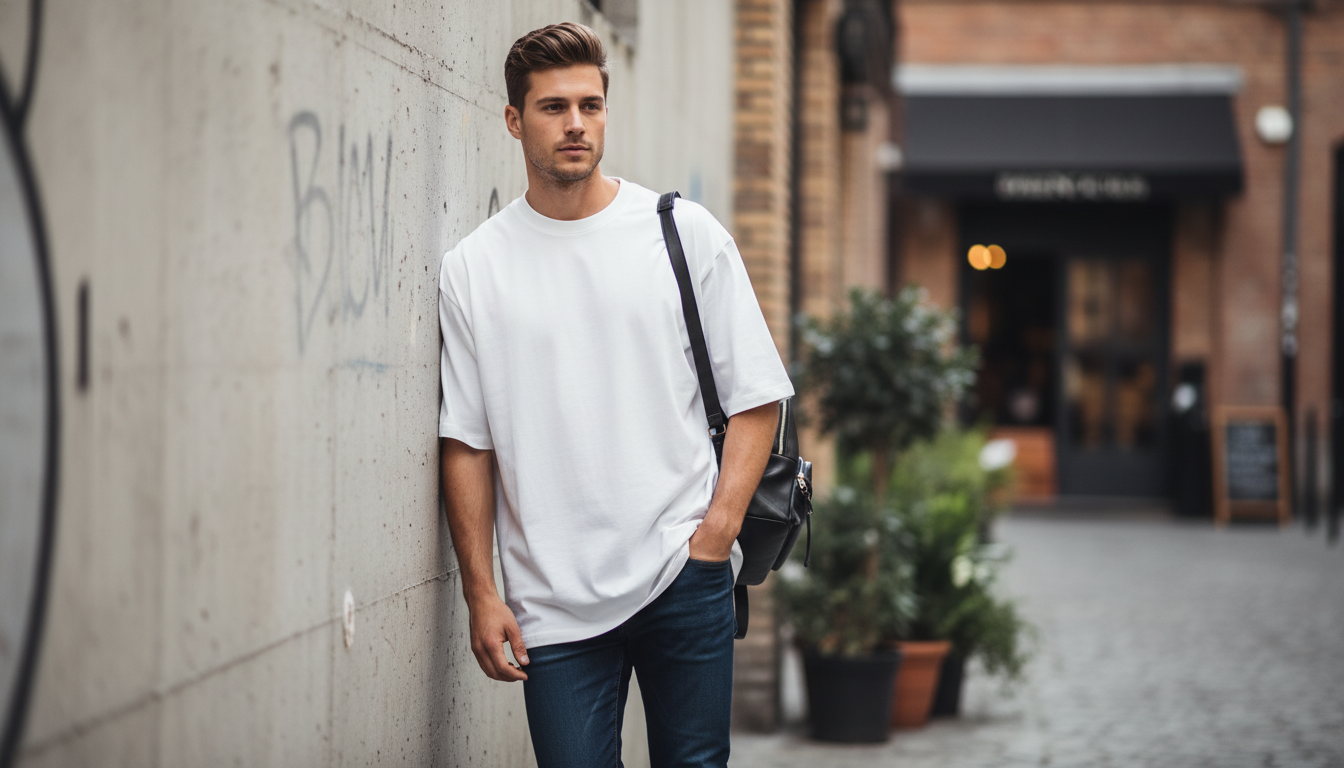 Balenciaga Oversized Off-White Cotton Tee: Fit & Style
