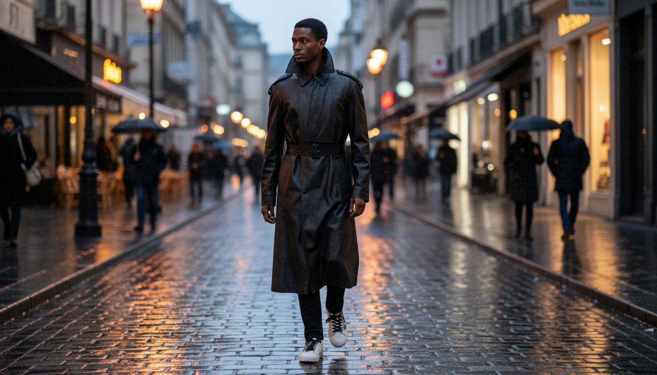 Bottega Veneta Black Leather Trench Coat Jacket Guide