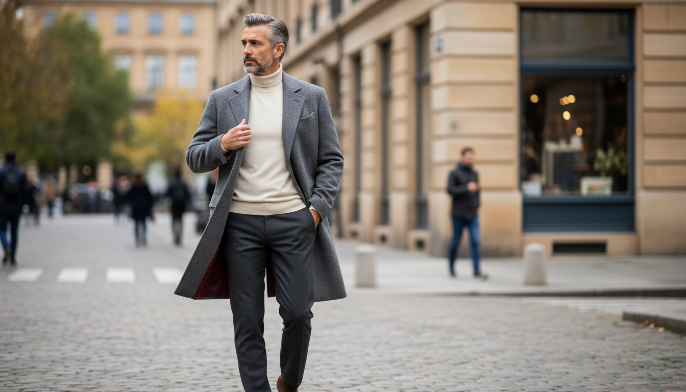 Brunello Cucinelli Cashmere Coat: Lapels & Double Slit