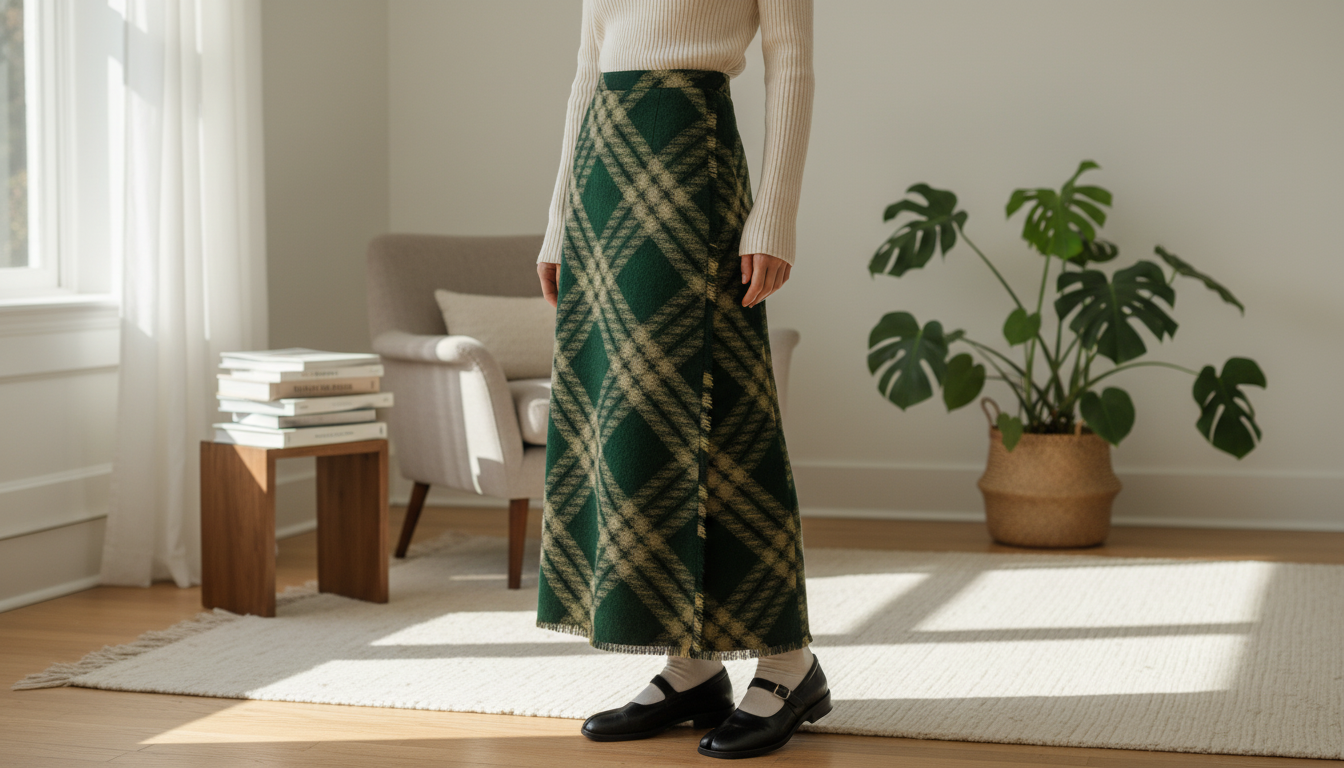 Burberry Archivio Check Wool Smart Skirt: Fit, Style & Care