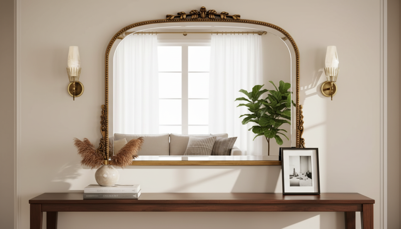 Elegant Arched Wall Mirror: Placement, Sizing & Height Tips