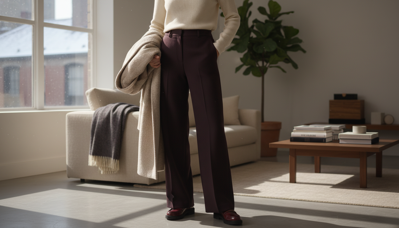 Fendi Virgin Wool Pants: Sharp Warmth for Winter