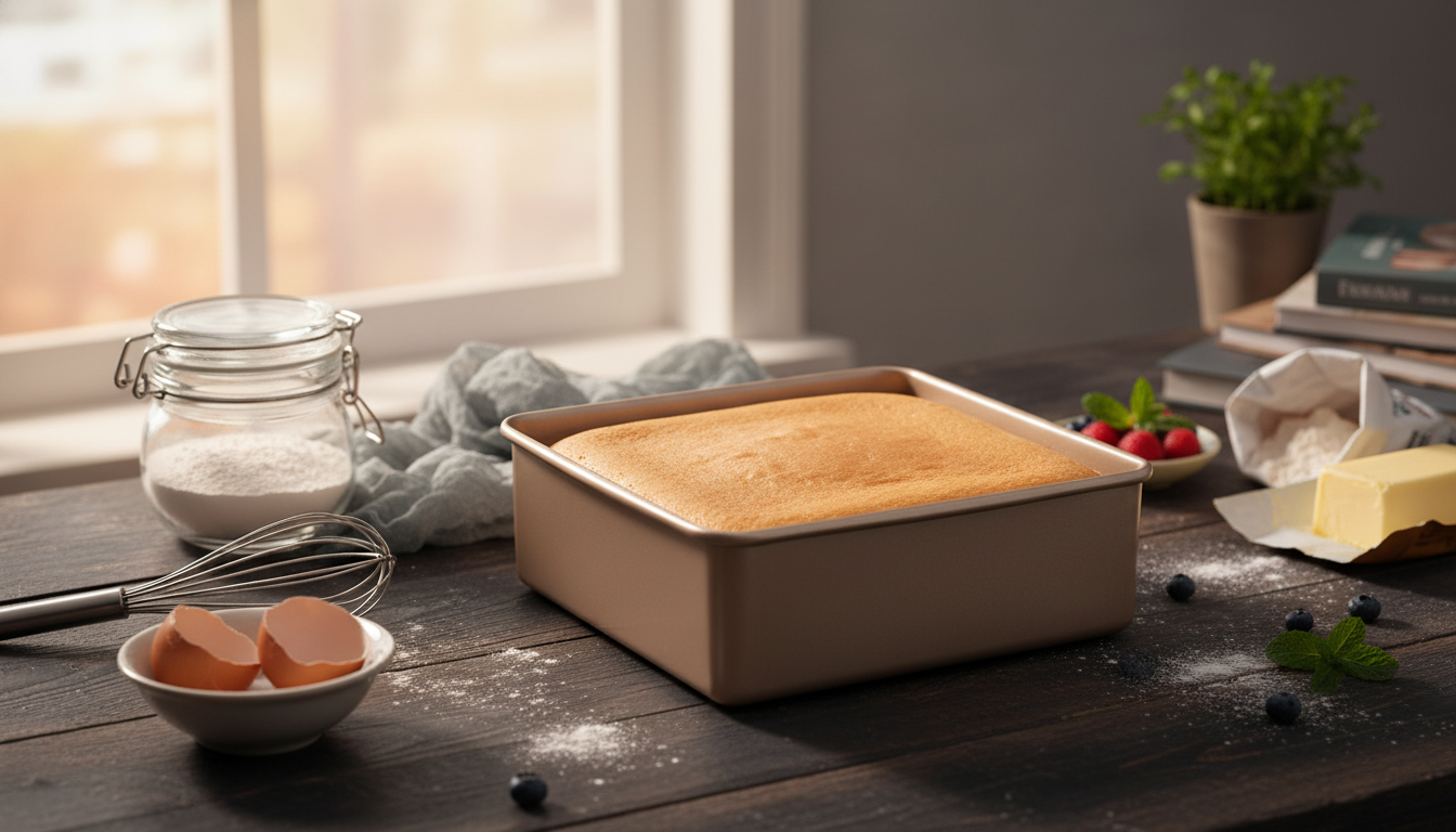 Golden Non-Stick Carbon Steel Square Baking Pan Guide