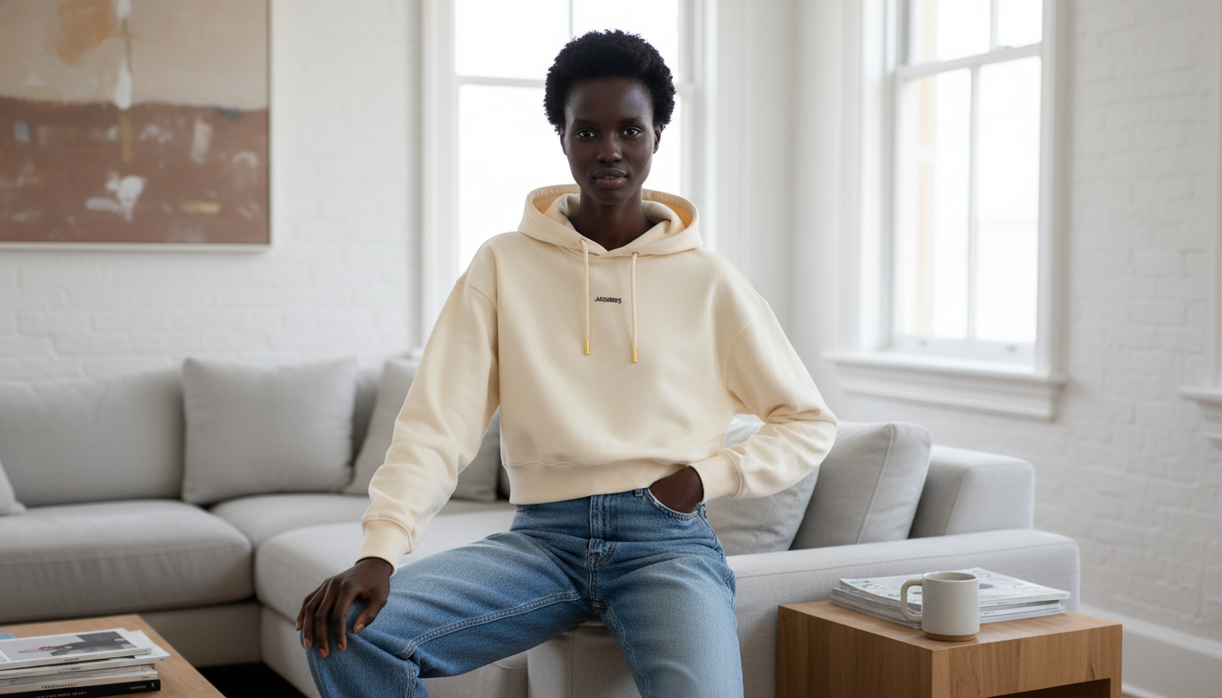 Jacquemus Cropped Cotton Hoodie: Fit, Styling & Care