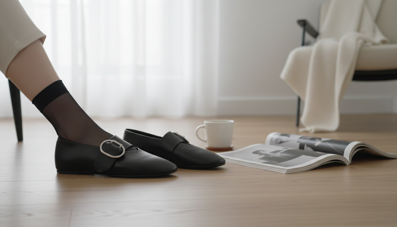Jil Sander Buckle Leather Ballerinas: Fit & Styling