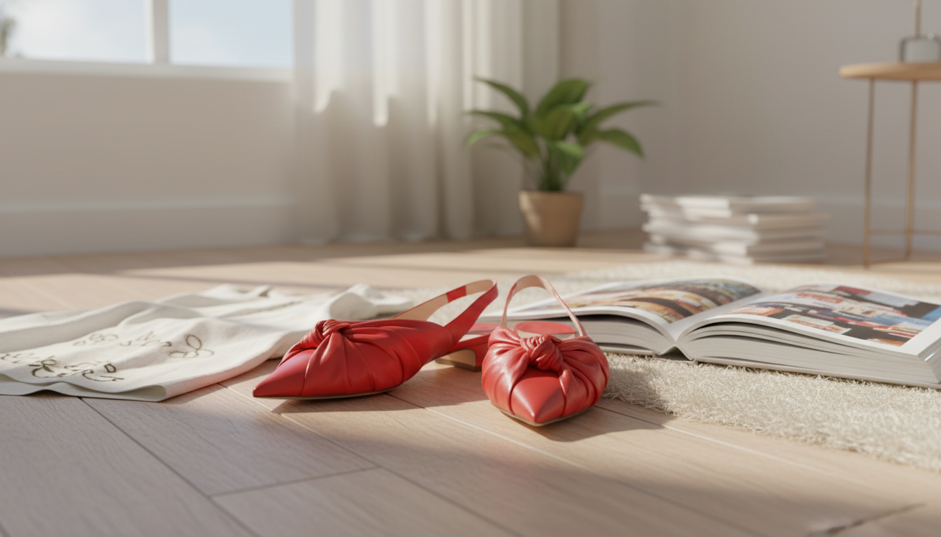 Jimmy Choo Annabell Red Chilli Pointed Flats Review