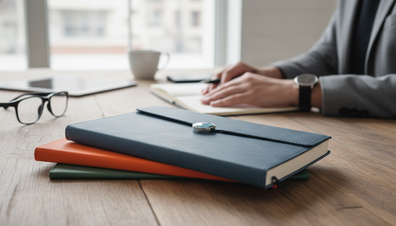 Magnetic Buckle Business Notebook for Meeting Notes