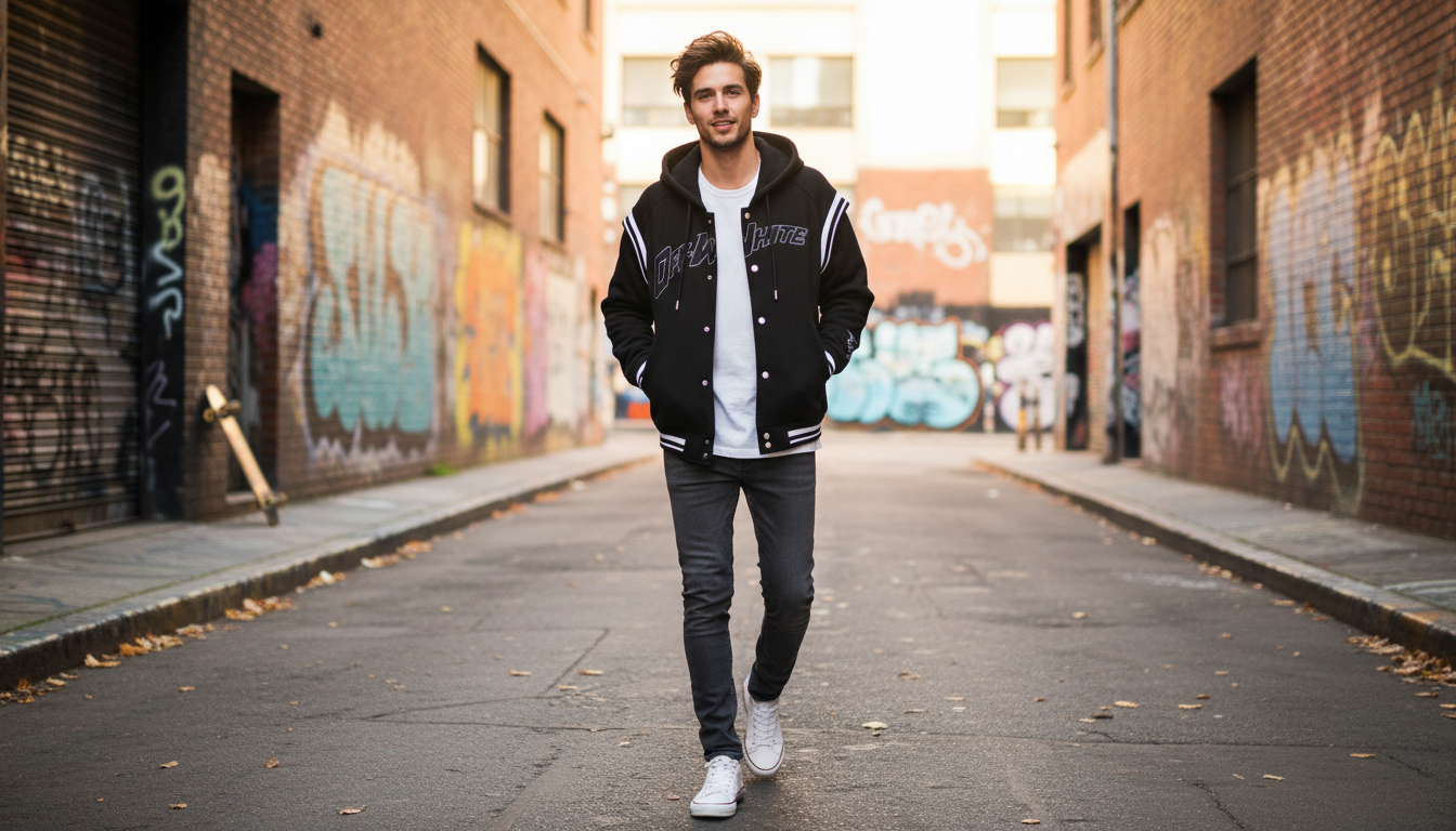 Off-White Cotton Varsity Hoodie: Fit, Styling & Care