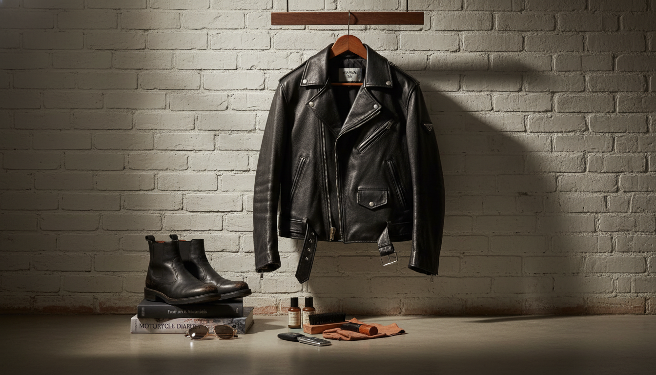 Prada Biker Leather Jacket Guide: Fit, Styling & Care
