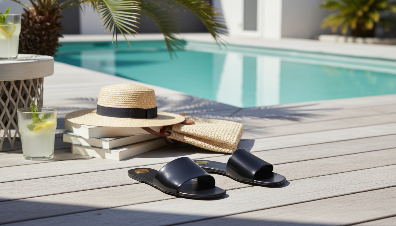 Saint Laurent Carlyle Shiny Calfskin Sandals Styling Guide