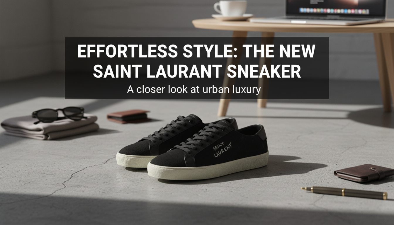 Saint Laurent Low-Top Sneakers in Black: Fit, Style, Care