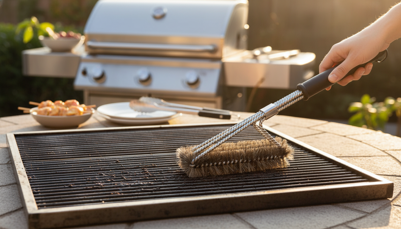 Stainless Steel Grill Brush: Cleaner Grates, Less Effort