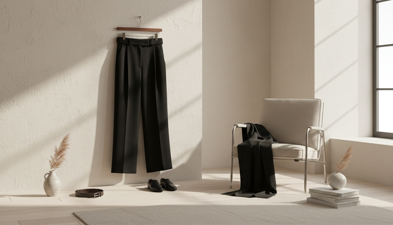 The Row Roan Wide-Leg Pants: Virgin Wool Minimalism