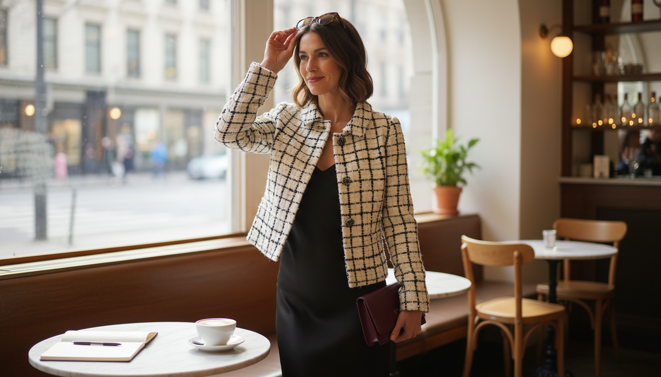 Valentino Sequined Tweed Jacket: Modern Night-to-Day