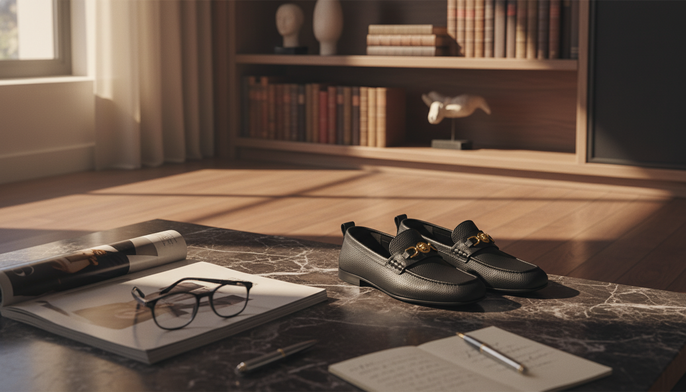 Versace Medusa & Greca Leather Driver Loafers Guide