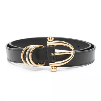 Chloé Leather Bracelet Belt: Adjustable Brass Wrap