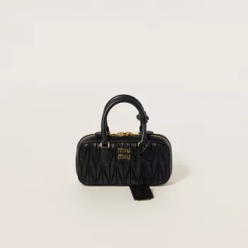 Miu Miu Arcadie Mini: Quilted Leather, Adjustable Strap